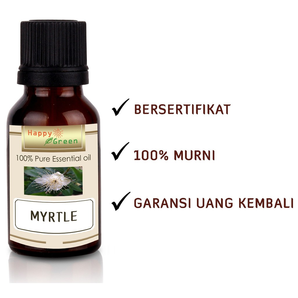 Happy Green Myrtle Essential Oil - Minyak Atsiri Myrtle