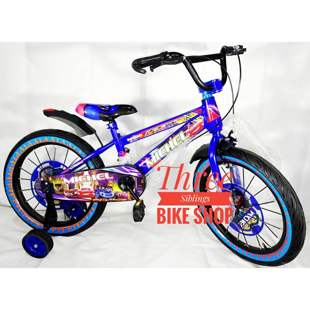 SEPEDA ANAK BMX MICHEL BAN JUMBO 18 INCH WARNA BIRU