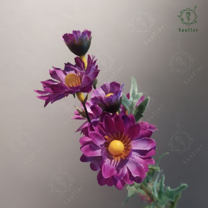 Bunga Daisy Mini/Bunga Daisy palsu bunga artificial-Ungu