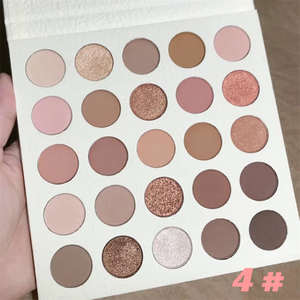 Eyeshadow Lucky You Pallete 25 Warna Shimmering and Matte Natural Colors Termurah