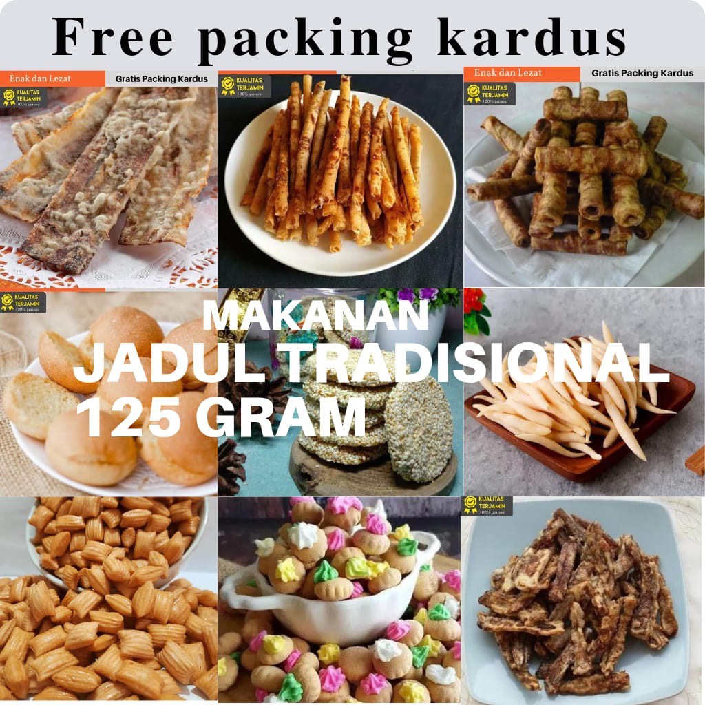 

COD snack kiloan makanan ringan 125 gram jajanan jadul zaman now pedas manis gurih asin renyah