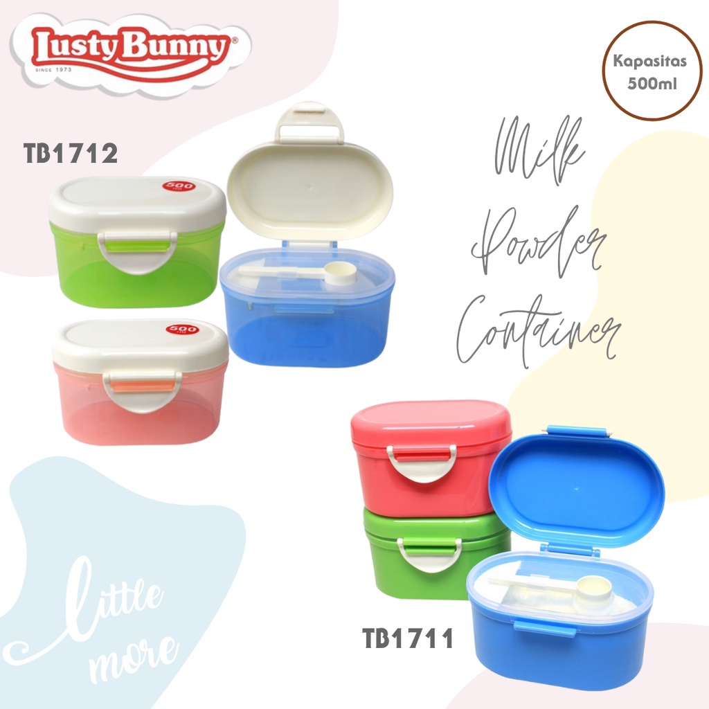 lusty bunny Milk Powder Container Takaran Tempat Susu Bubuk Tb 1711/1712