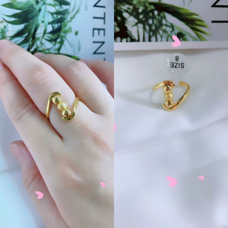 Cincin Gold Bola 3 Titanium N04082111