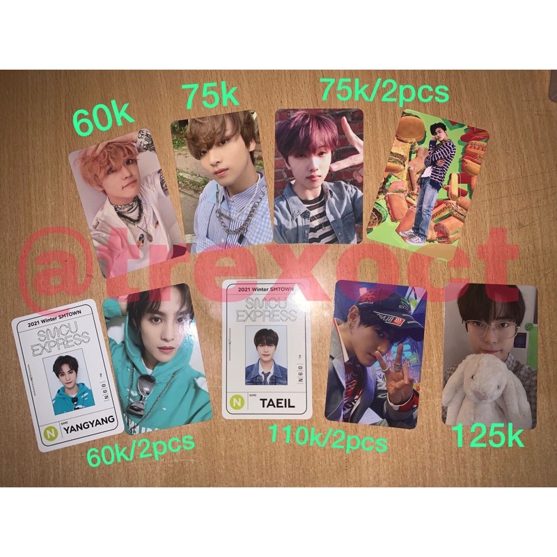 wts photocard nct chenle kihno hello future haechan kihno hello future jisung arselca clip jaemin ho