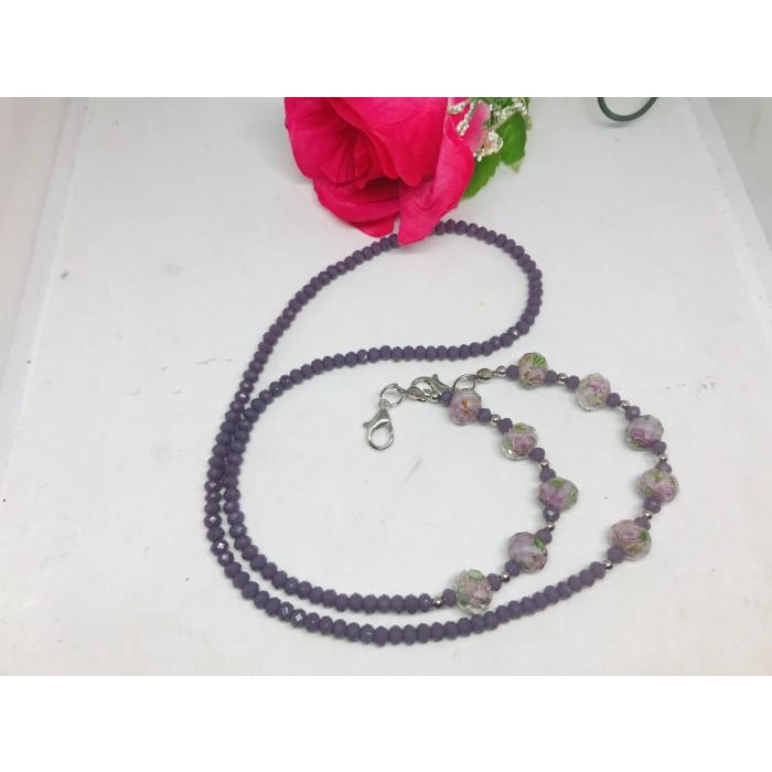 

Lanyard Gantungan Strap Tali Lanyard Kalung Masker Kristal Morano Murah Baru