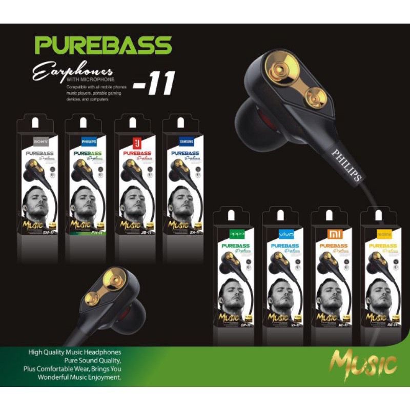 Ready Stok Handsfree Headset J  Stereo J-11 Handset Handsfree J J-11 Stereo