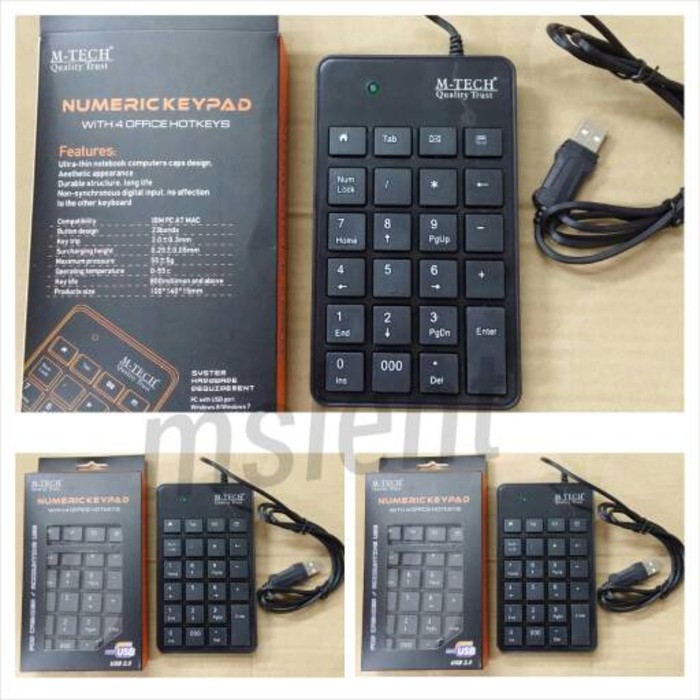 Keyboard Angka / Numeric Keypad Mtech / Keyboard Angka Mtech