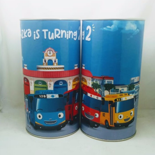 

Souvenir ulang tahun papertube tinggi 20cm