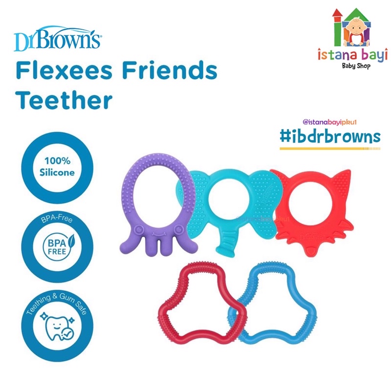 Dr Browns Learning Loop Teether Gigitan bayi