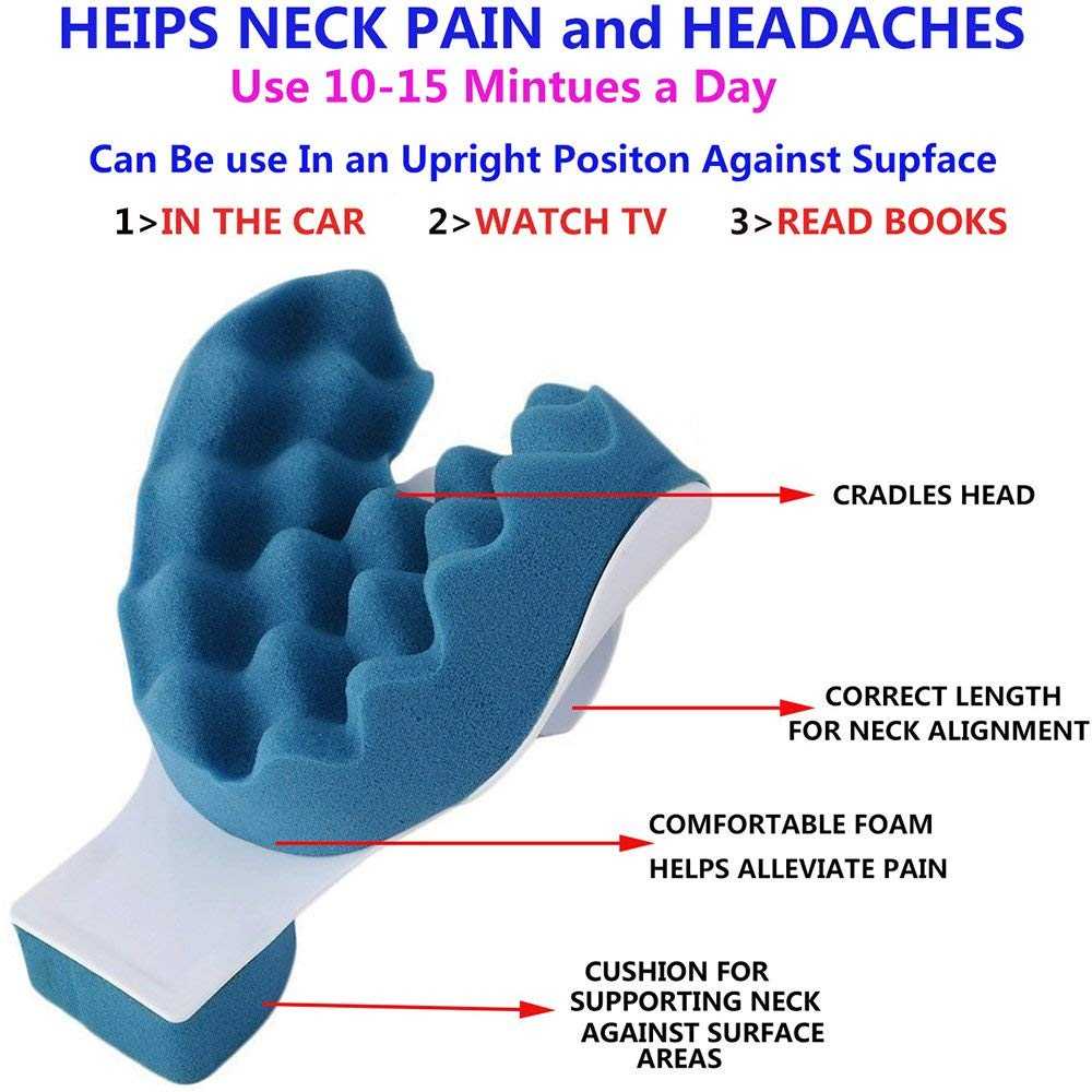 Bantal Relaksasi Leher Punggung Neck Pain Relief / Sandar Leher Punggung Pereda Nyeri / Alat Terapi Leher Patah Cedera / Bantal Penyangga Leher Terapi Syaraf Kejepit Leher / Alat Terapi Sakit Tengkuk Pundak Kaku / Bantal Terapi Leher Sakit Terjepit Murah