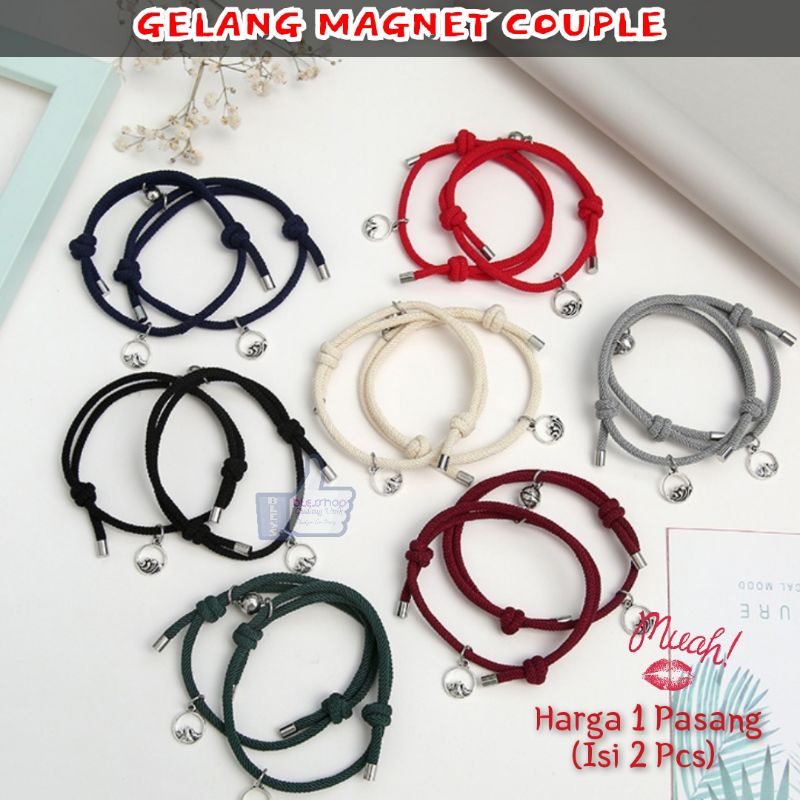 BLESSHOP Gelang Couple Kalung Couple Gelang Pasangan