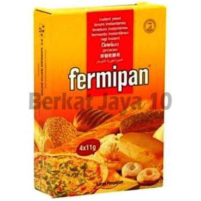 

Toko-Bahan-Kue- Fermipan Sachet Instant Yeast Ragi Instan Box (4X11Gram) Murah -Terlengkap-Termurah-