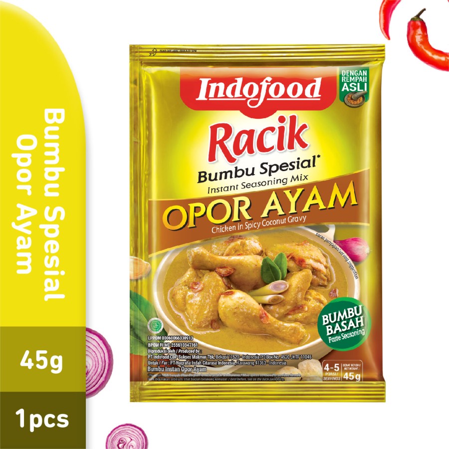 

INDOFOOD BUMBU INSTANT OPOR AYAM PCK 45GR