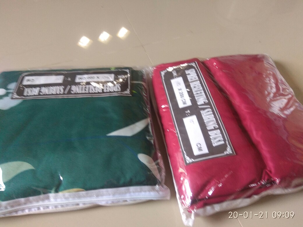 Sprei Resleting, Sprei Karet Motif Embos A