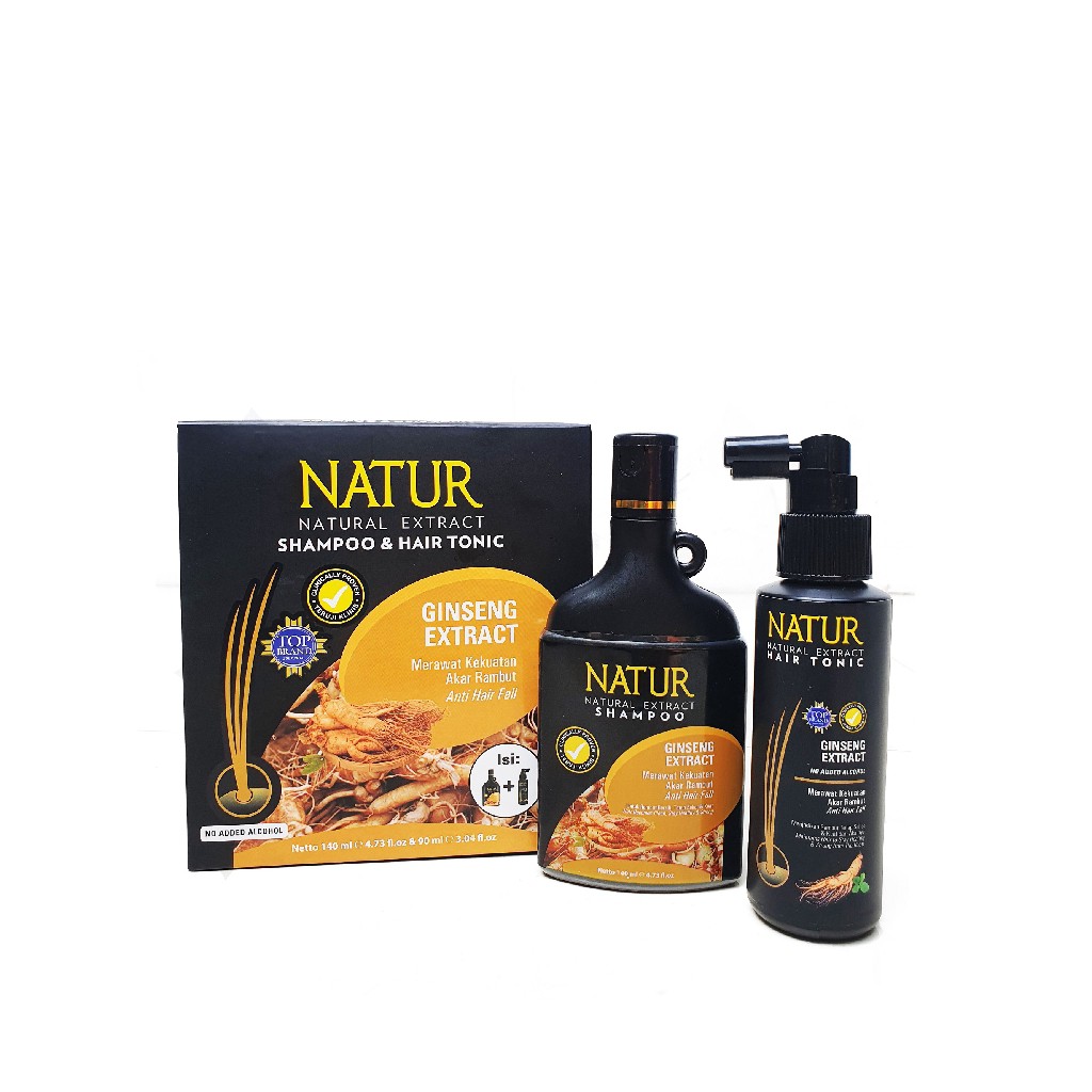 Natur 2 in1 Shampoo &amp; Hair Tonic  (PAKET EKONOMIS)