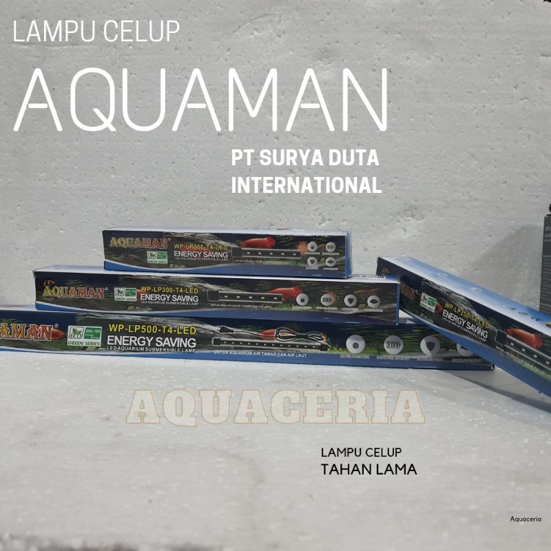 Lampu Celup Aquarium AQUAMAN WP-LP600-T4 LED Lampu celup aquarium 60 CM