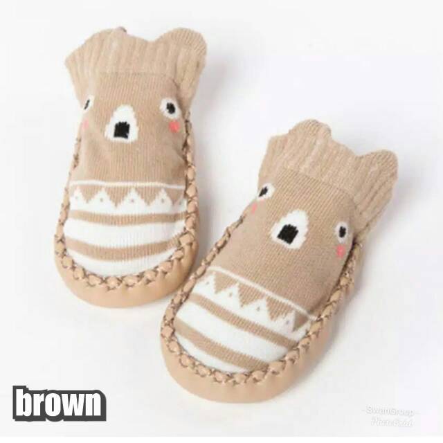 Kaos kaki korea bayi Sepatu Prewalker bayi Anti Slip