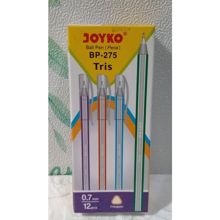 

Ball Pen / Pulpen / Pena Joyko BP-275 / Tris / Mata Pulpen 0.7 mm (1 Pcs)