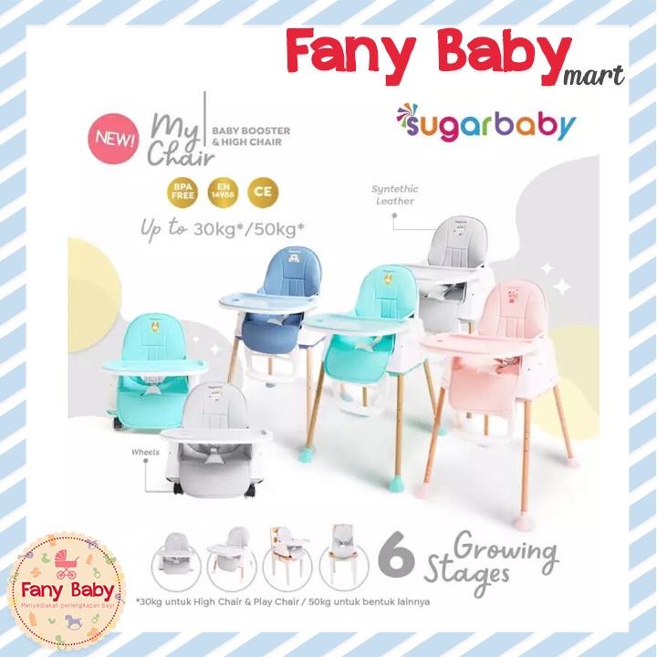 SUGAR BABY MY CHAIR BABY BOOSTER &amp; HIGH CHAIR [ BEST SELLER ]