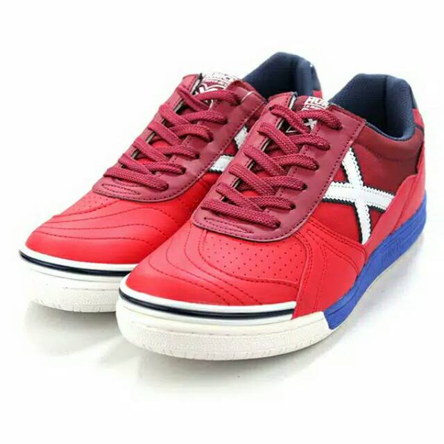SEPATU FUTSAL X MUNICH G3 INDOOR 17  ROJO BLANCO