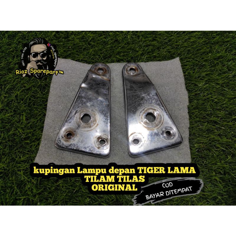 kupingan lampu depan tiger lama dan megapro lama original