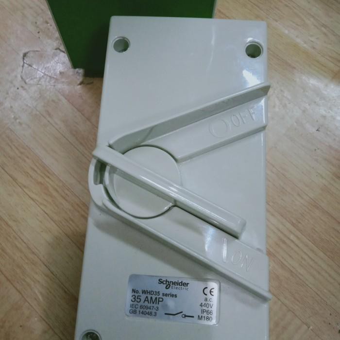 ISOLATOR SWITCH SCHNEIDER WHD35 35A/ISOLATOR SWITCH SCHNEIDER WHD 35 Murah