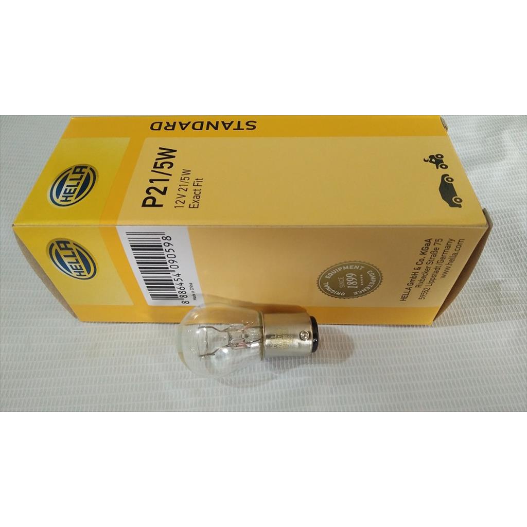 Jual Lampu Bohlam Besar Rem Stop 12v Kaki 2 Hella P21/5W | Shopee Indonesia