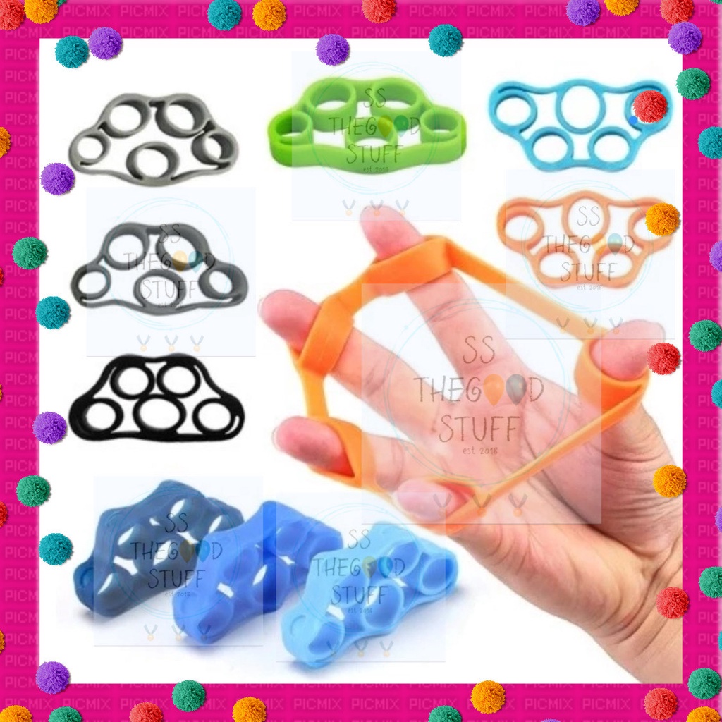 Jual Finger Resistance Band/ Latihan Jari Tangan/ Crossfit Resistance