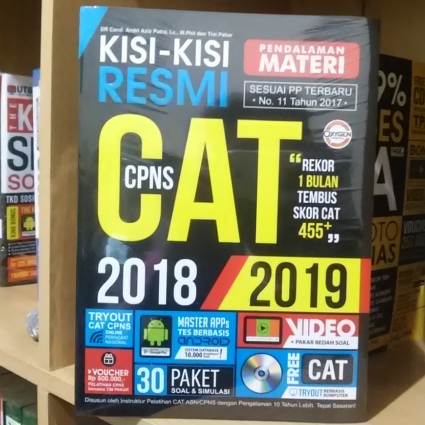 Buku Cpns 2018 2019 Kisi Kisi Resmi Cat Cpns 2018 2019 Cd Shopee Indonesia