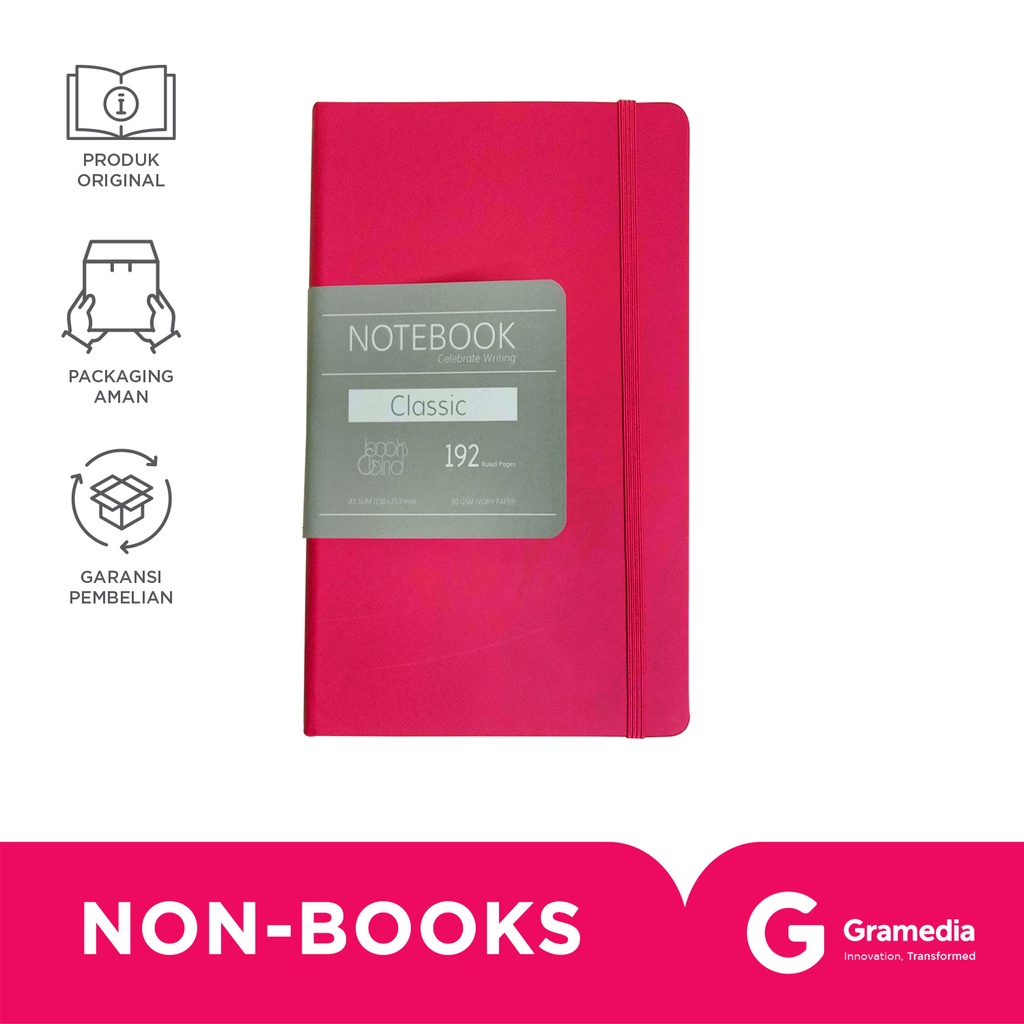 

Books&Bind Nb Classical Hc A5-Slim Magenta