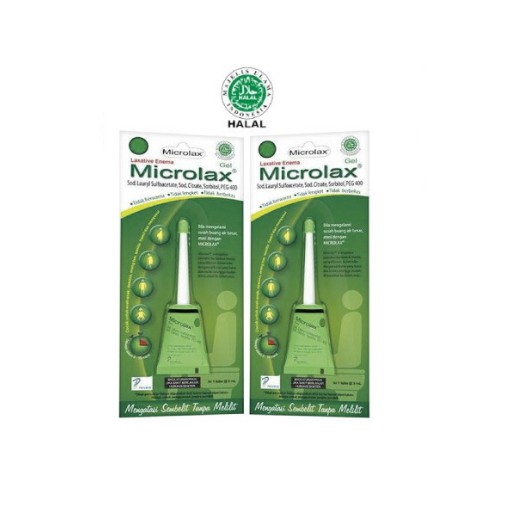 Microlax Gel - 2 Tube (Twin Pack) @ 5 mL - Atasi Sembelit / Susah BAB