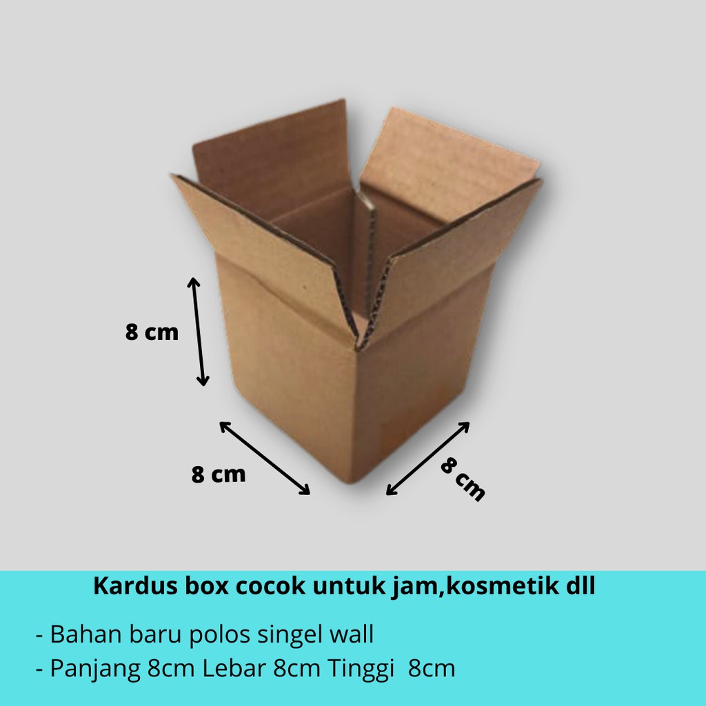 

Kardus Box 8x8x8 Kardus Packing Mini Dus Packing Termurah kardus packaging