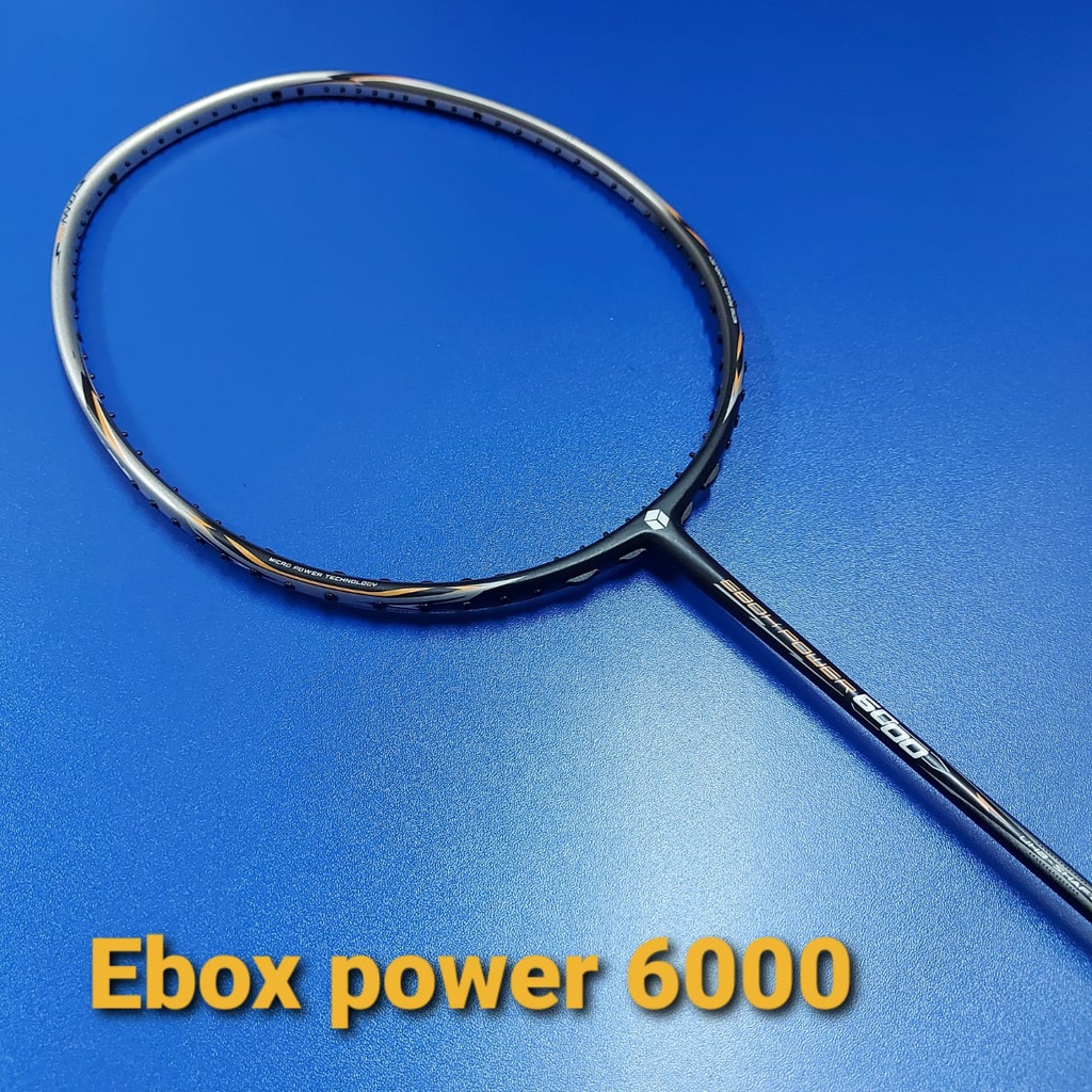 Raket badminton/bulu tangkis ebox power 6000