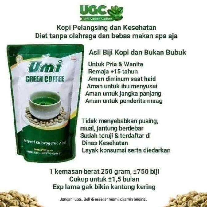 

PAKET 2 PCS UMI GREEN COFFEE || LEBIH HEMAT DAN PRAKTIS