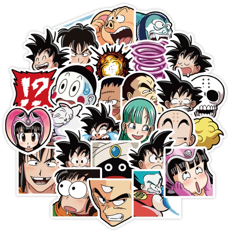 40 Jepang anime Dragon Ball stiker in bagasi sepeda notebook anime stiker koper stiker cangkir air s