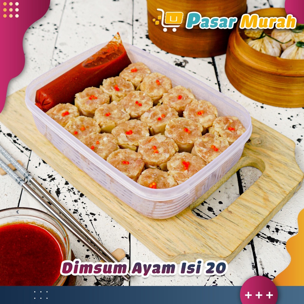 

DIMSUM FROZEN AYAM (PREMIUM) ISI 20/BOX - DISTRIBUTOR DIMSUM MEDAN - DIMSUM HALAL