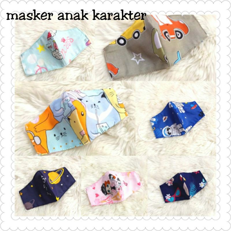 MASKER ANAK KARAKTER