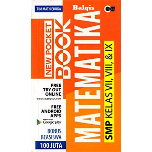 NEW POCKET BOOK MATEMATIKA SMP KELAS VII, VIII, & IX