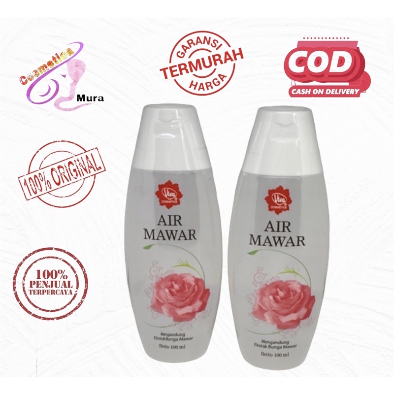 [ 100 ml ] air mawar viva original || air mawar viva best seller 100&amp;200 ml