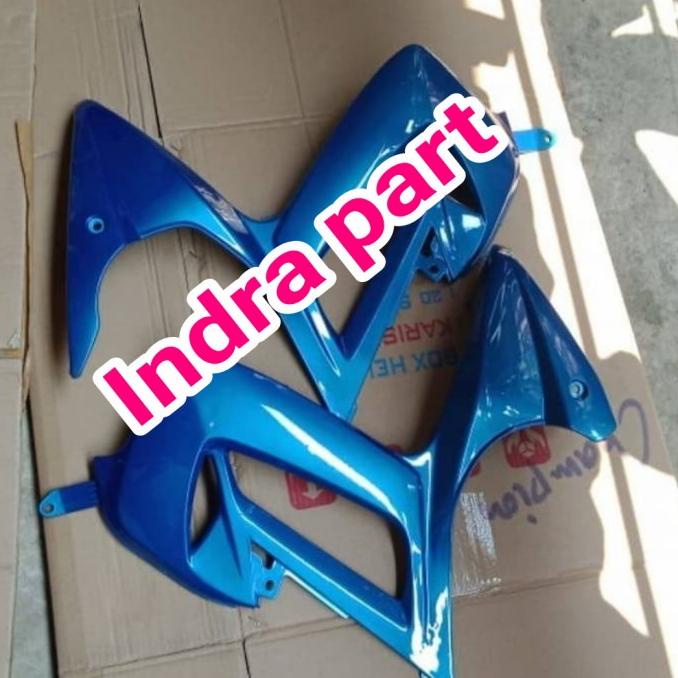 sayap body depan motor satria fu 2008 2012 warna biru INDIA-P41 Ayo Order