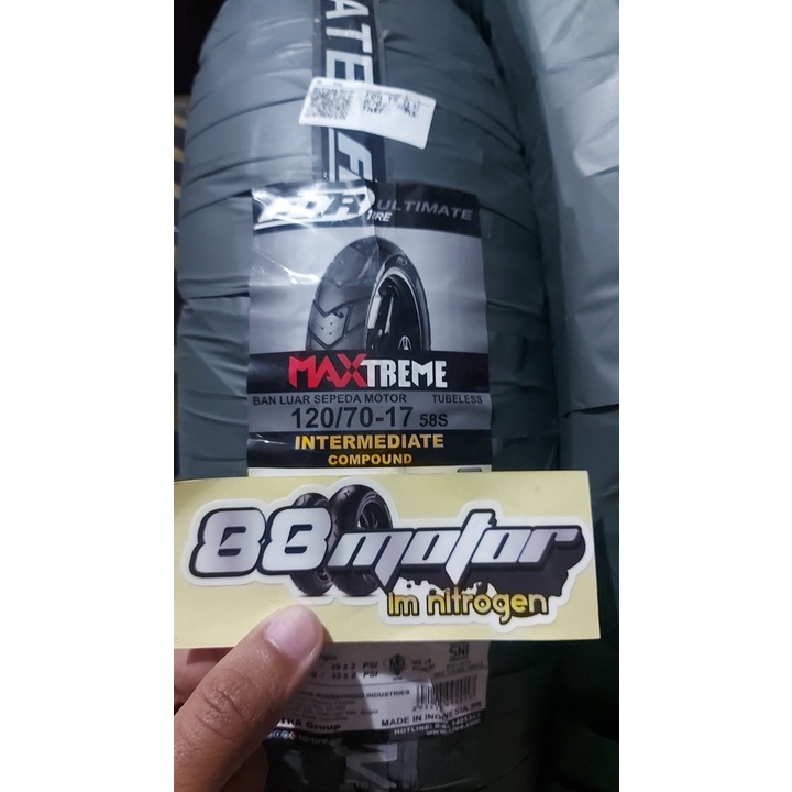BAN FDR MAXTREME 120/70-17 TUBELESS, OFFLINE LEBIH MURAH