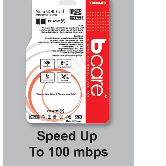☀ Bcare Micro Sd 64Gb C10 ✩