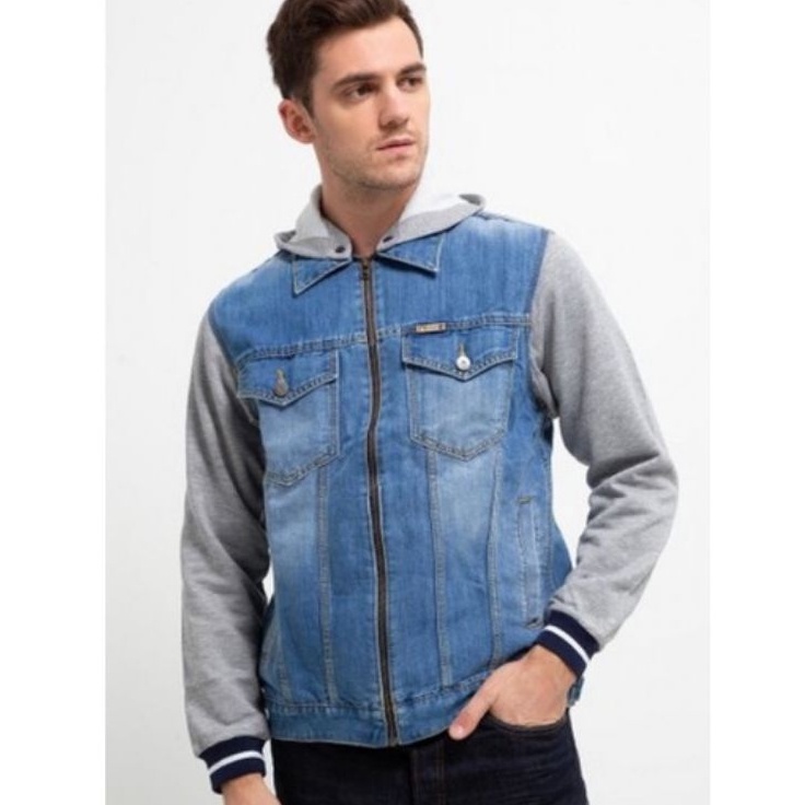 Jaket Jeans Bomber Pria Original Lois MJF127E  / MJF116