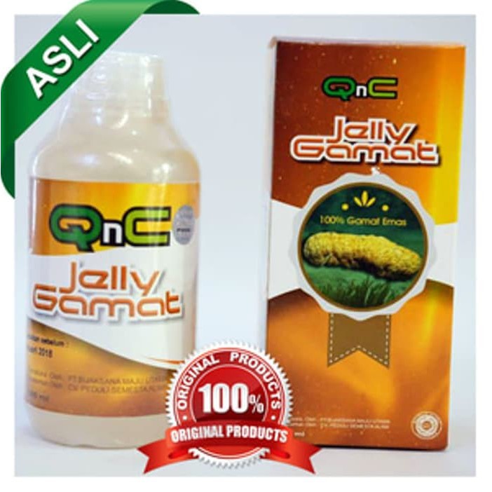 PROMO QNC Jelly Gamat Emas (Gold) Original 100% - Distributor QNC