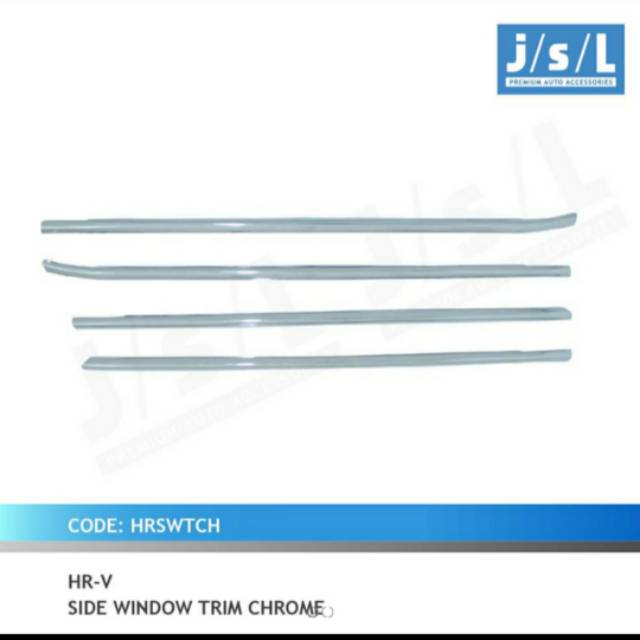 List kaca samping Honda HRV chrome/ side window trim chrome jsl