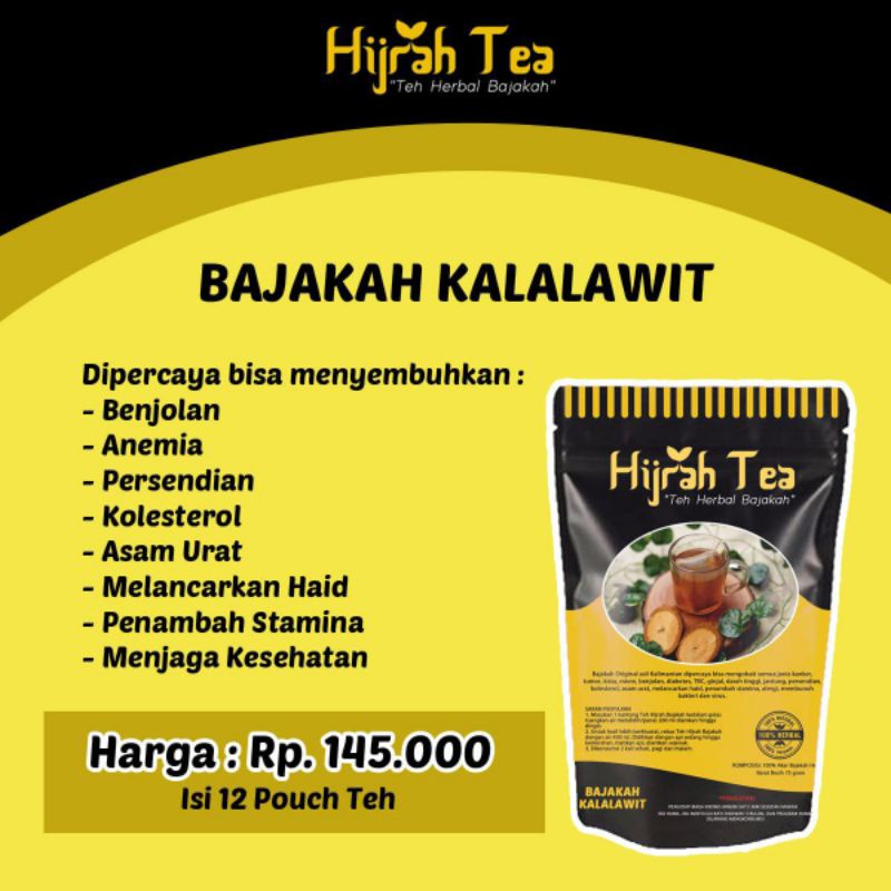 

Hijrah Tea Bajakah Kalalawit | Teh Bajakah Hijrah Ekstrem
