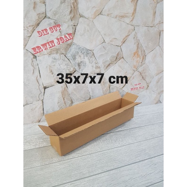 

Kardus / Box / uk. 35x7x7 cm / Karton packing polos baru ST