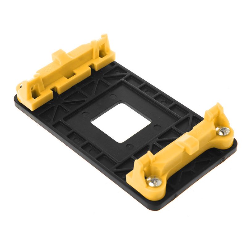 Cre Braket Pendingin CPU Motherboard Plat Belakang Heatsink Kipas Stand Base Mount Bracket Holder Untuk Socket AM2 AM3 Kuning