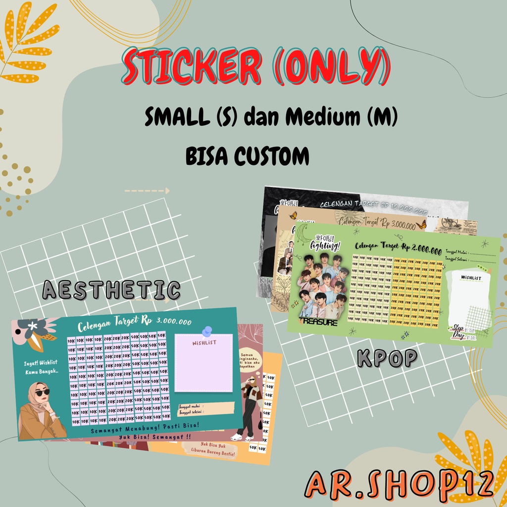 

(ONLY) STICKER CELENGAN TARGET VIRAL