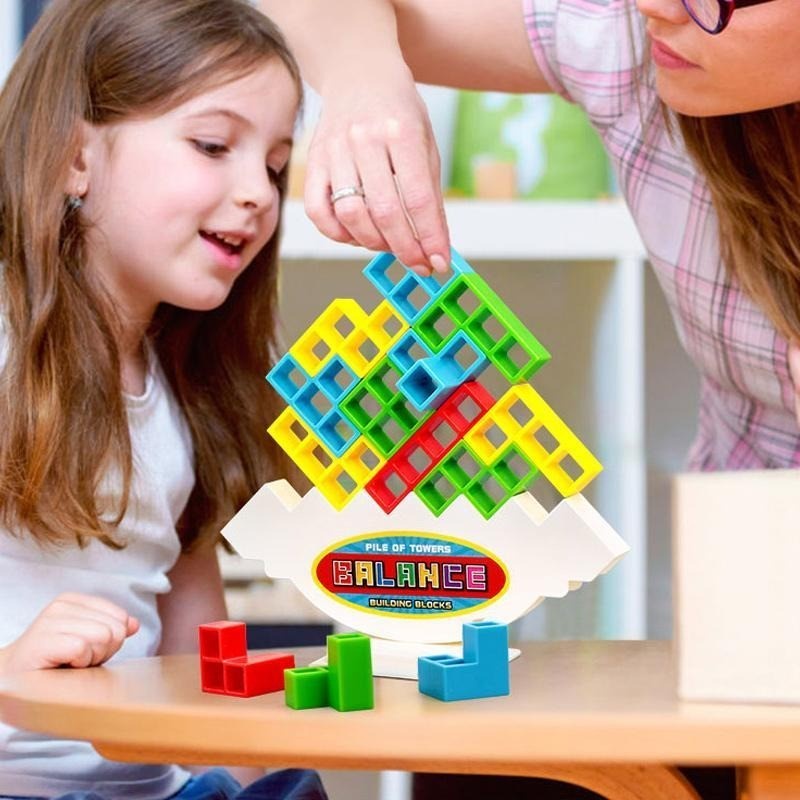 Tetris Building Block 3d puzzle Mainan Kreatifitas Anak Anda